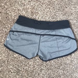 Grey Lululemon shorts size 6